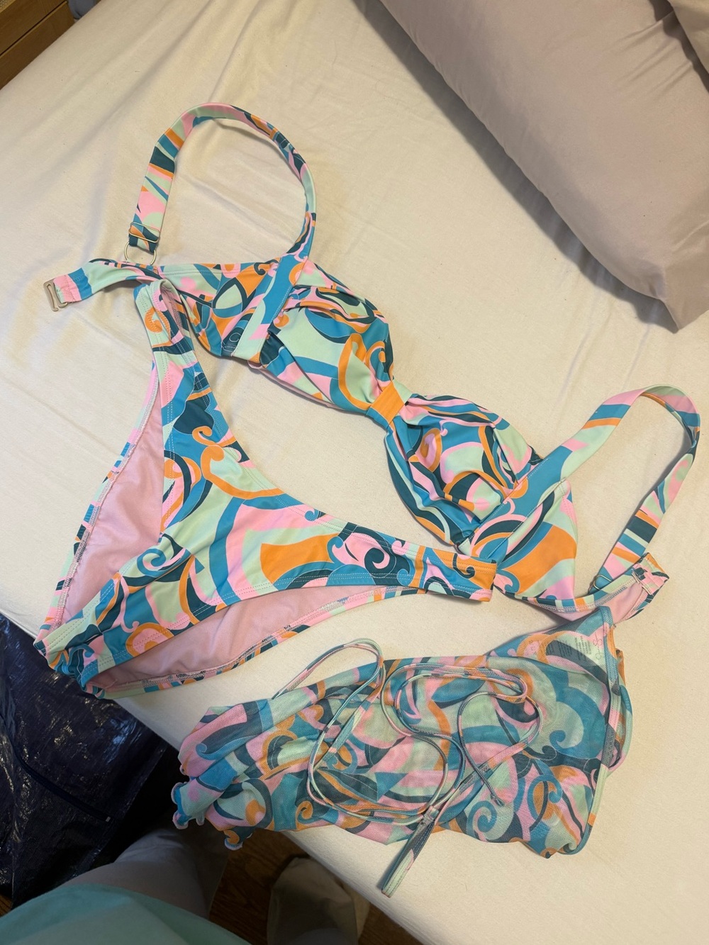 Three piece swim set by Jessica Simpson